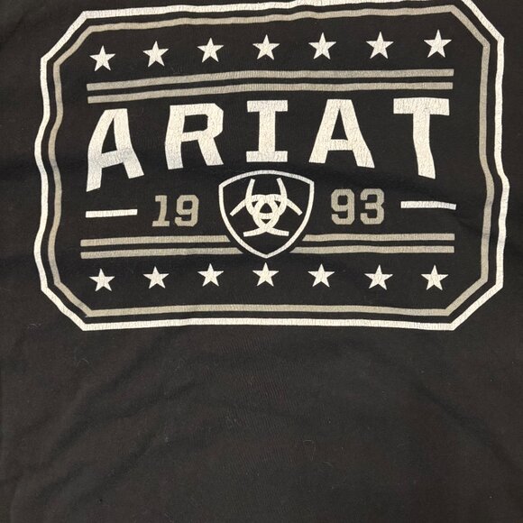 Mens Black Ariat T-Shirt XL - Picture 3 of 3